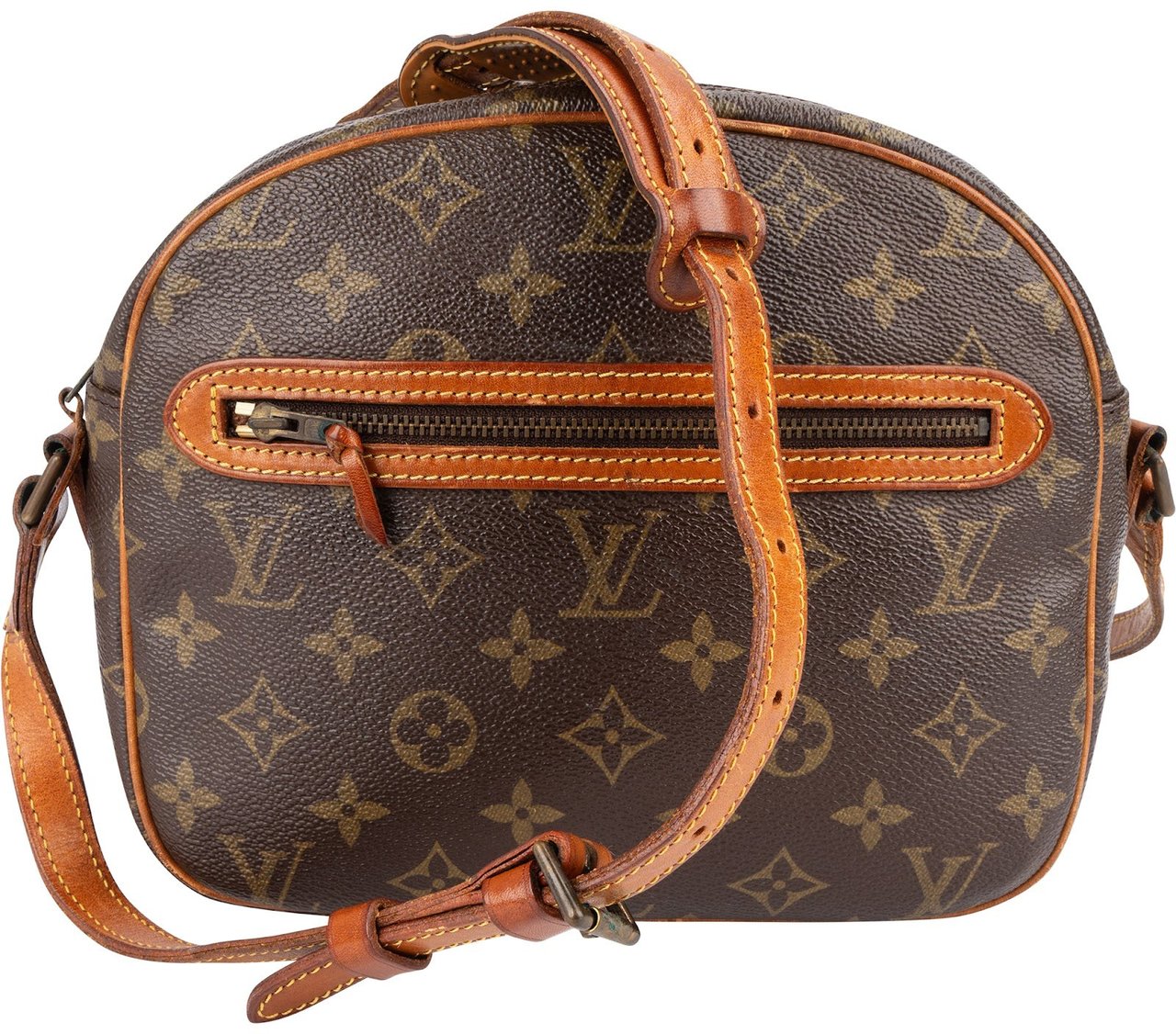 Louis Vuitton Monogram Canvas Senlis Crossbody Bag Bruin
