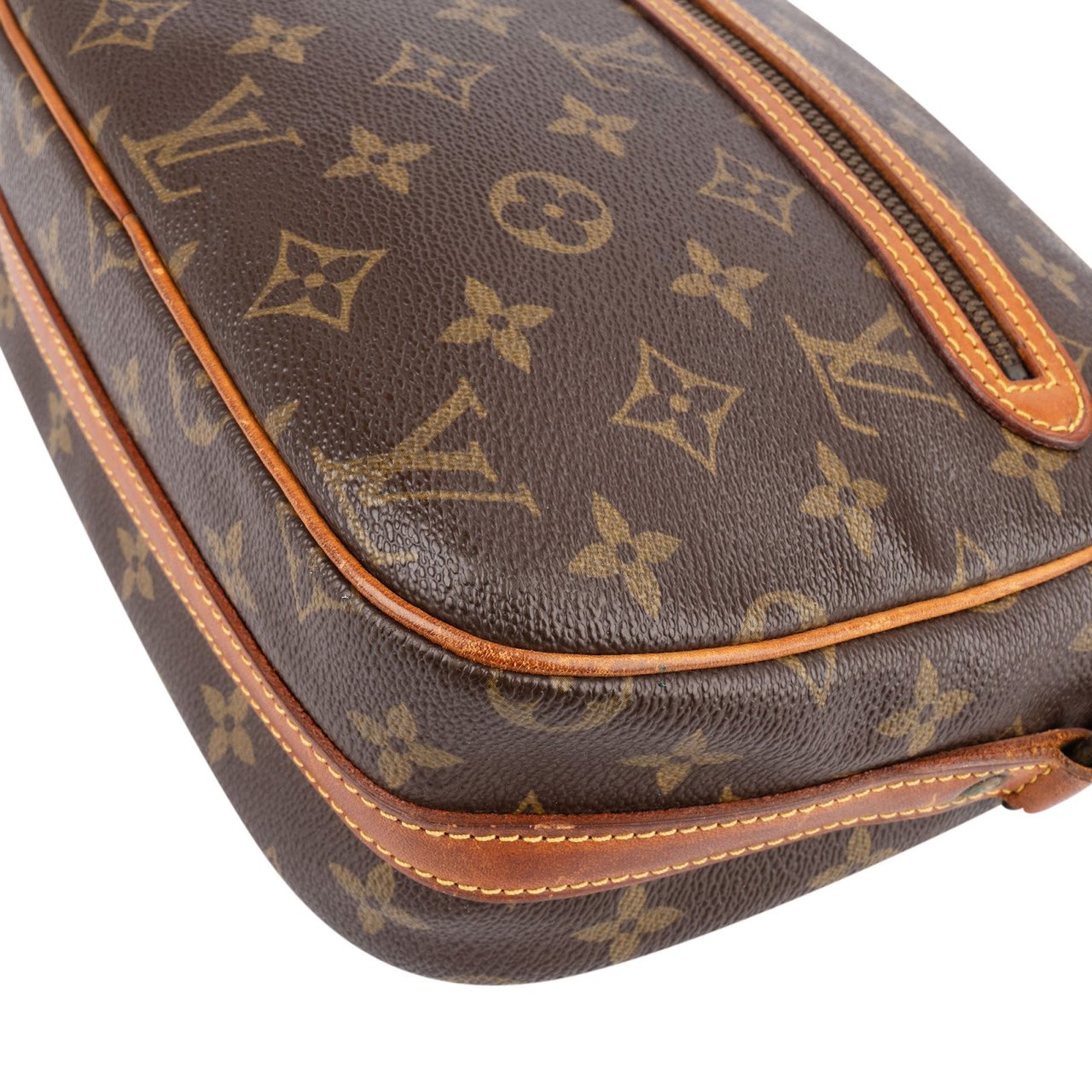 Louis Vuitton Monogram Canvas Senlis Crossbody Bag Bruin