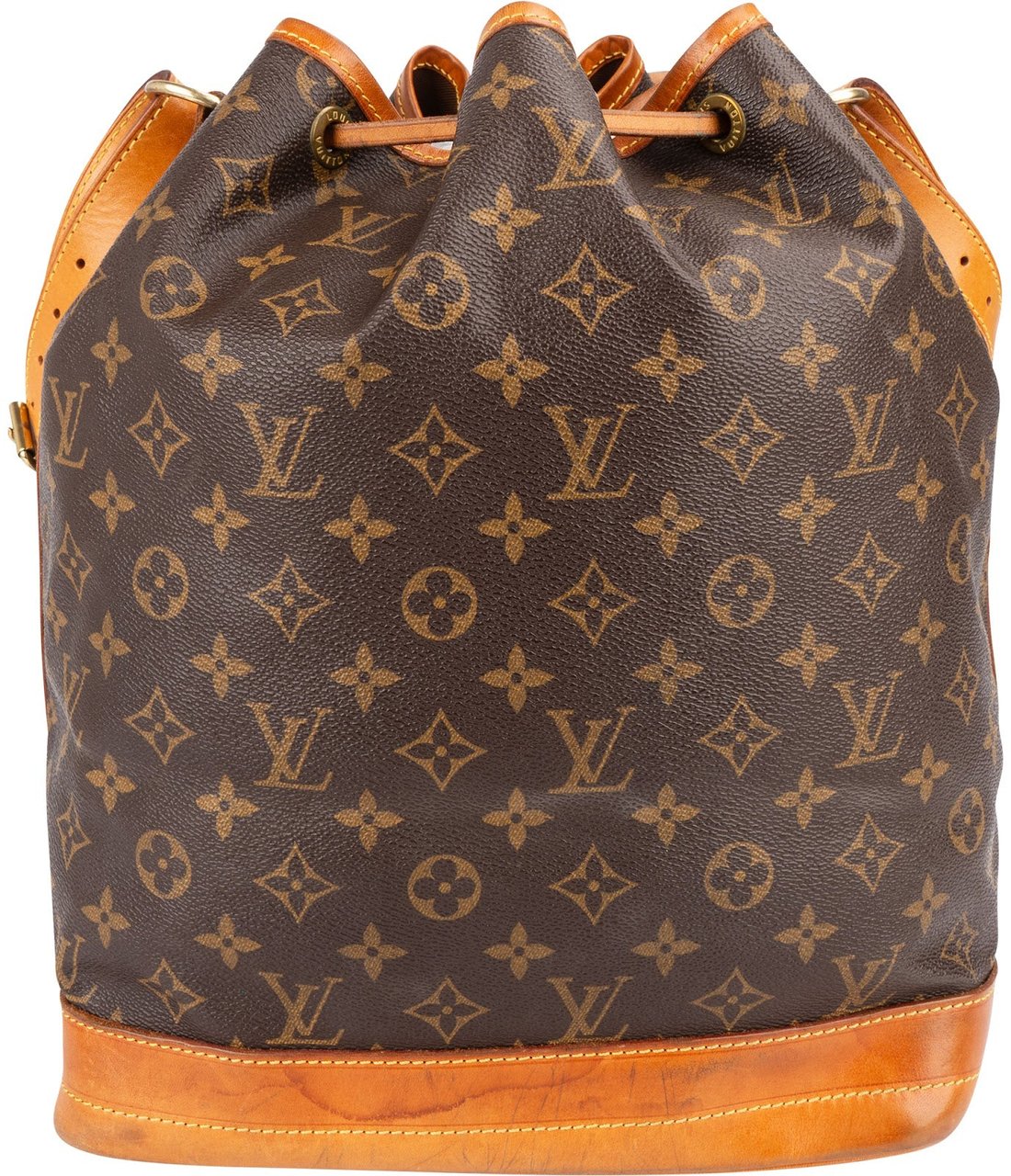 Louis Vuitton Monogram Canvas Sac Noé Grande Shoulder Bag Bruin