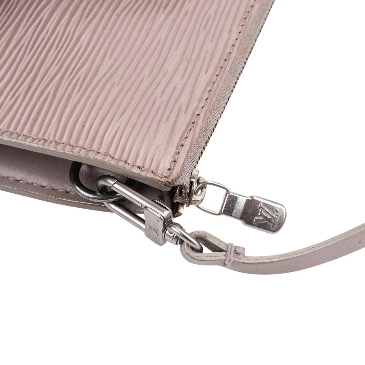 Louis Vuitton Louis Vuitton Lilac Epi Leather Pochette Accessoires Handbag Rood