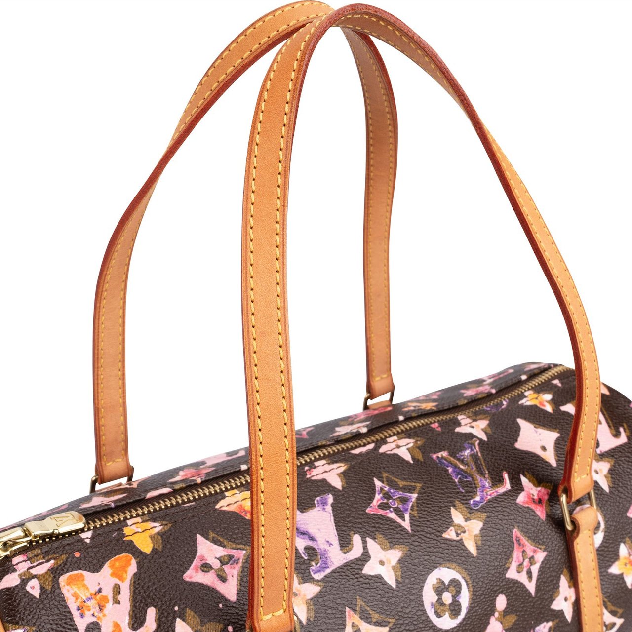Louis Vuitton Louis Vuitton Limited Monogram Richard Prince Watercolor Papillon 30 Handbag Bruin