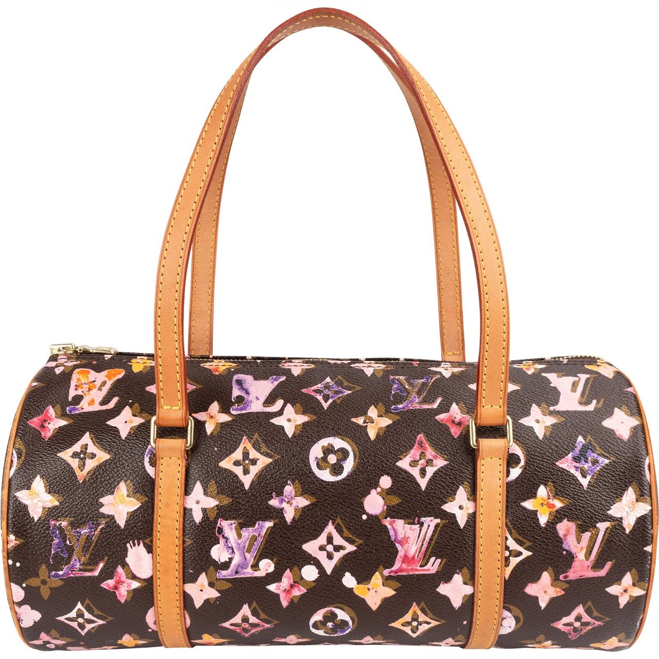 Louis Vuitton Louis Vuitton Limited Monogram Richard Prince Watercolor Papillon 30 Handbag Bruin