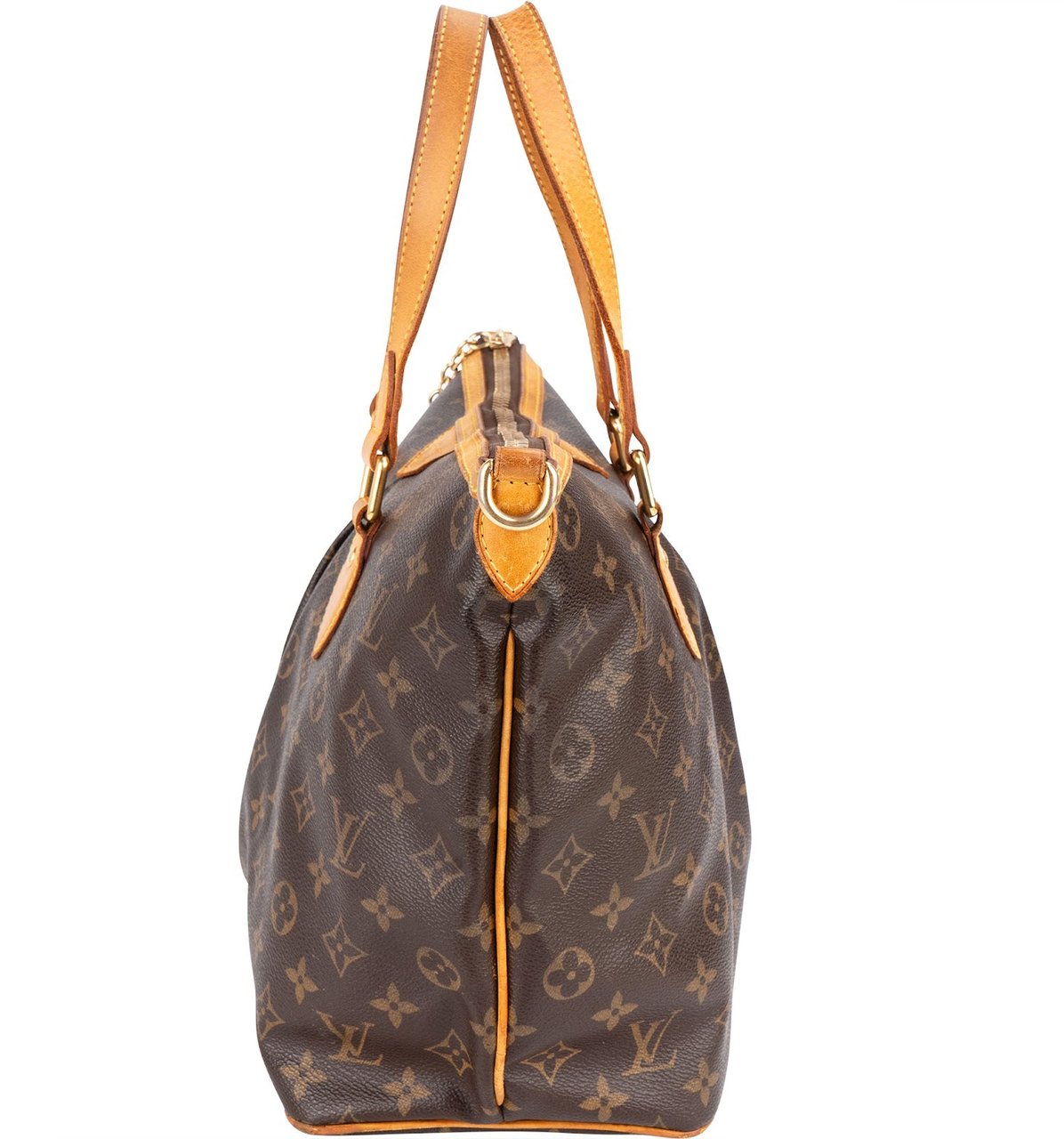 Louis Vuitton Louis Vuitton Canvas Monogram Palermo PM Handbag Bruin