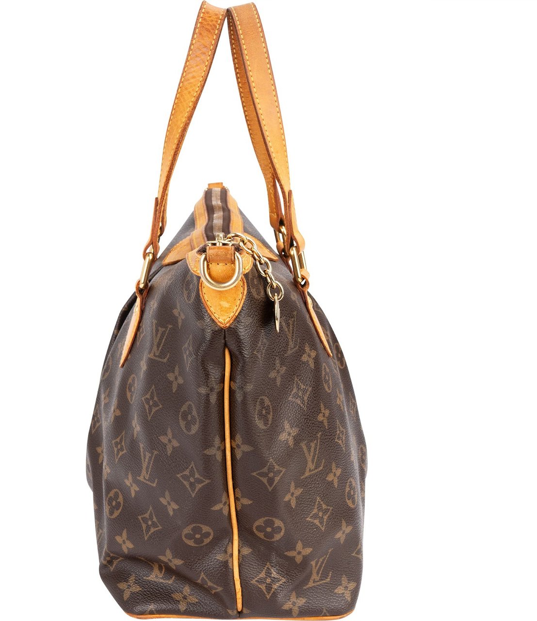 Louis Vuitton Louis Vuitton Canvas Monogram Palermo PM Handbag Bruin