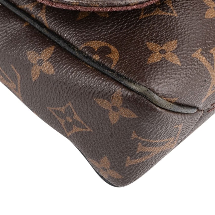 Louis Vuitton Louis Vuitton Monogram Canvas Macassar District PM Crossbody Bag Bruin