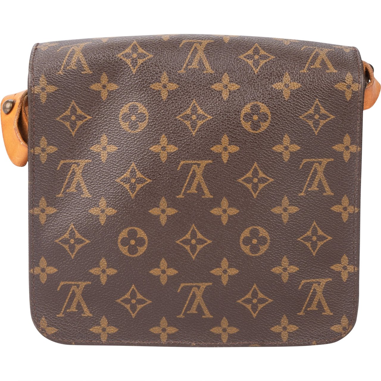 Louis Vuitton Louis Vuitton Canvas Monogram Cartouchiere MM Crossbody Bag Divers