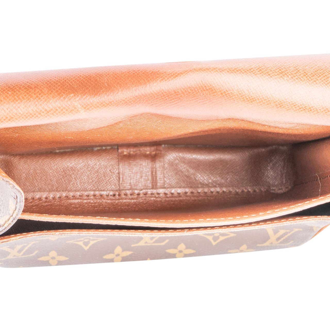 Louis Vuitton Louis Vuitton Canvas Monogram Cartouchiere MM Crossbody Bag Divers