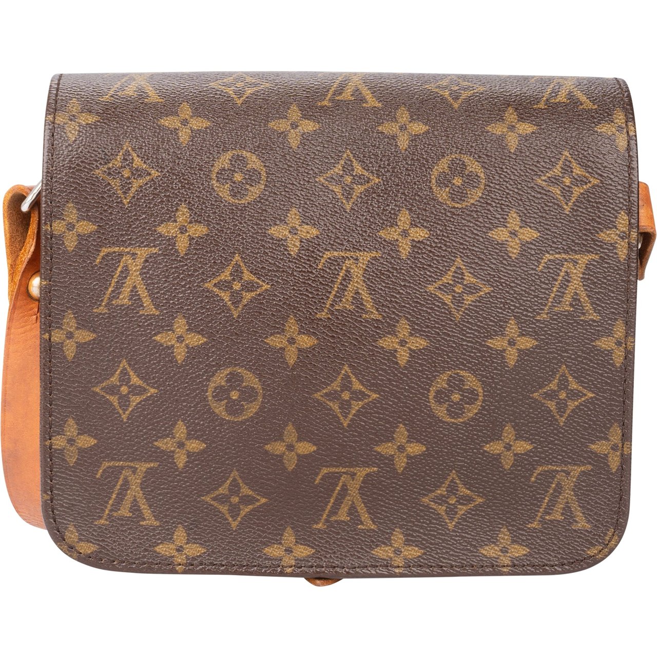 Louis Vuitton Louis Vuitton Canvas Monogram Cartouchiere MM Crossbody Bag Divers
