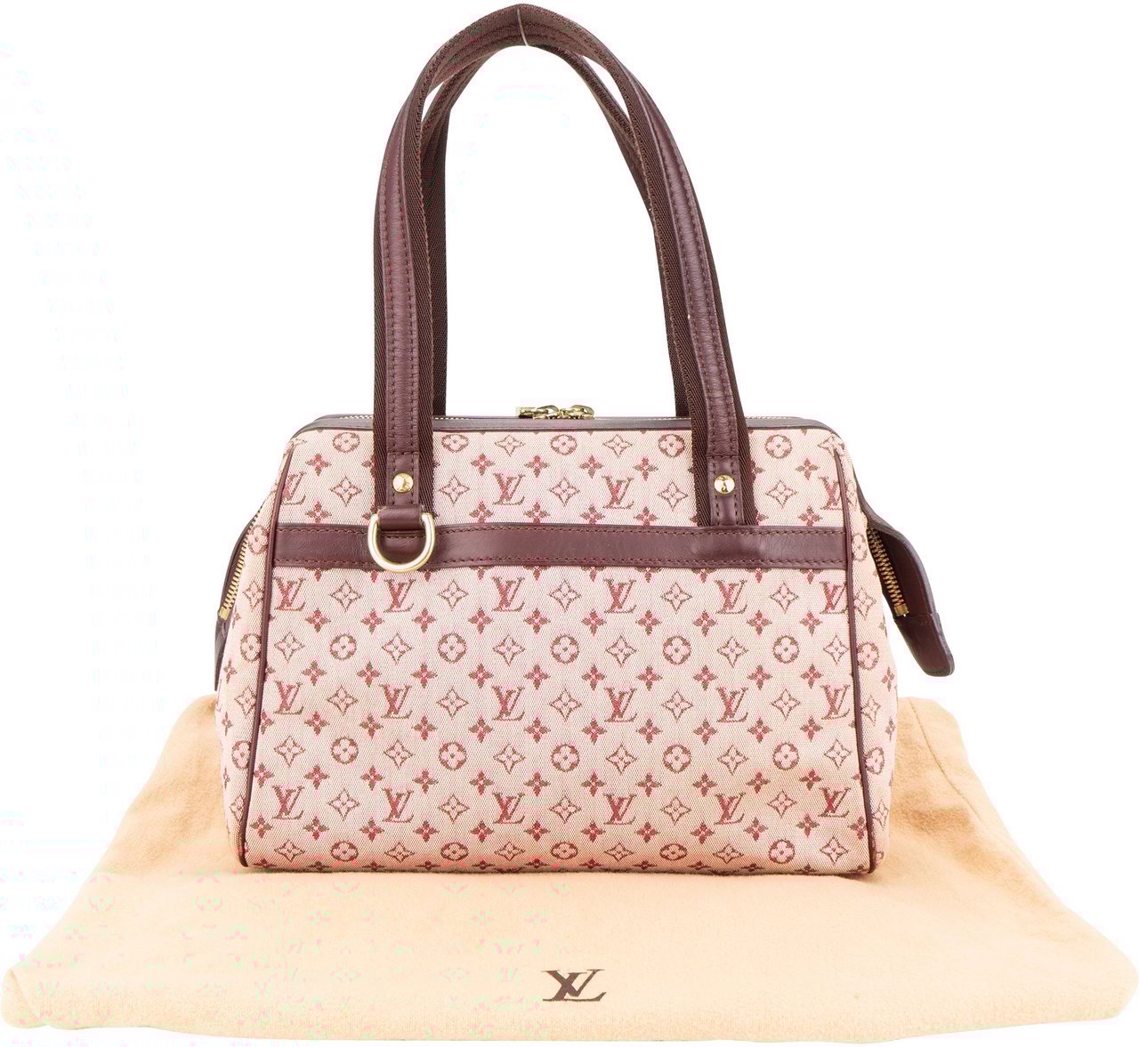 Louis Vuitton Louis Vuitton Mini Lin Monogram Josephine PM Handbag Divers
