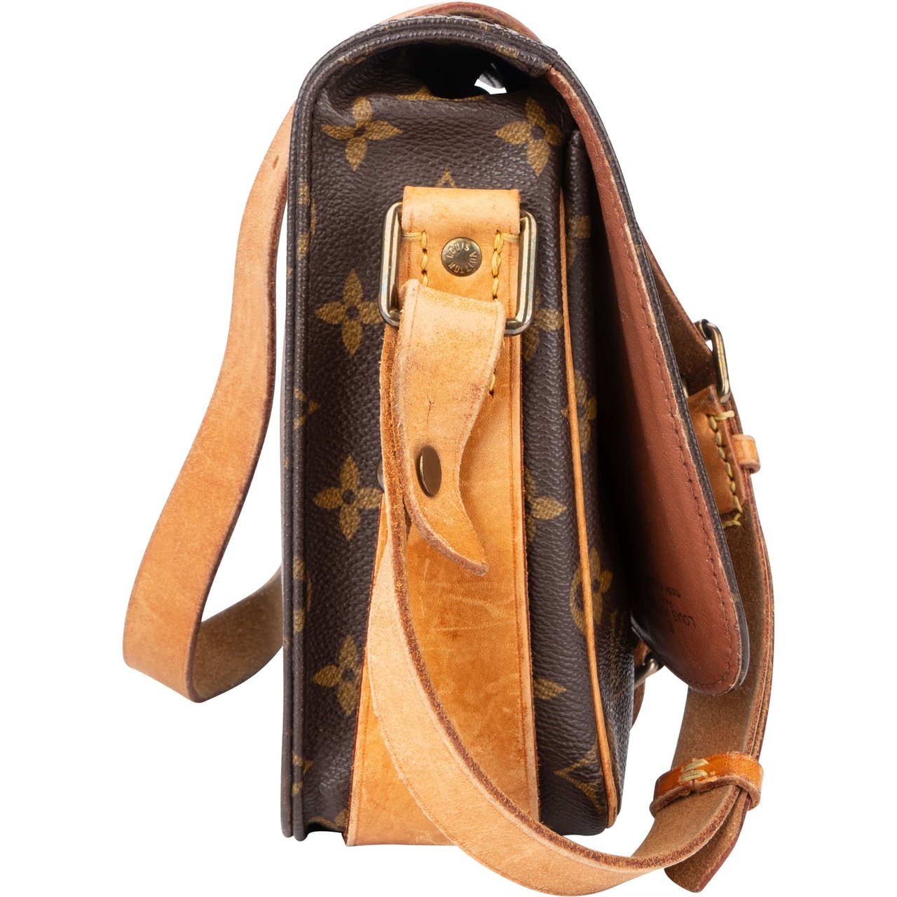 Louis Vuitton Louis Vuitton Canvas Monogram Cartouchiere MM Crossbody Bag Divers