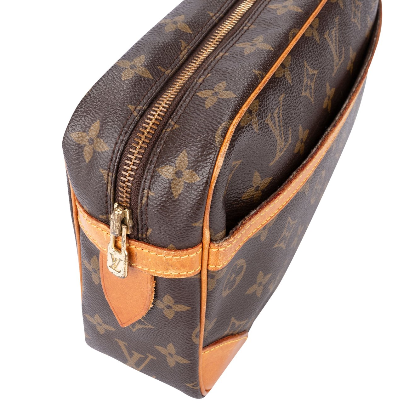 Louis Vuitton Louis Vuitton Canvas Monogram Compiegne 28 Clutch Bruin