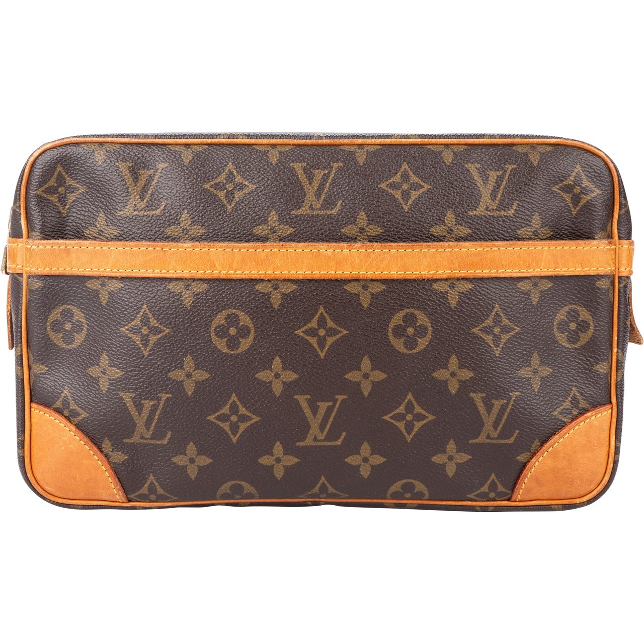 Louis Vuitton Louis Vuitton Canvas Monogram Compiegne 28 Clutch Bruin