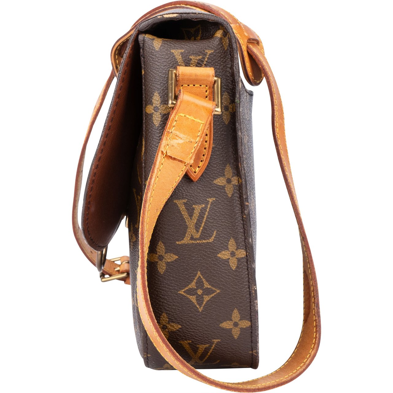 Louis Vuitton Louis Vuitton Canvas Monogram Saint Cloud GM Crossbody Bag Bruin