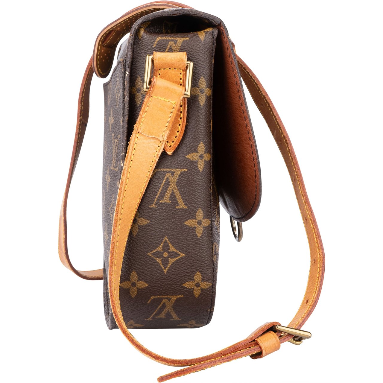 Louis Vuitton Louis Vuitton Canvas Monogram Saint Cloud GM Crossbody Bag Bruin