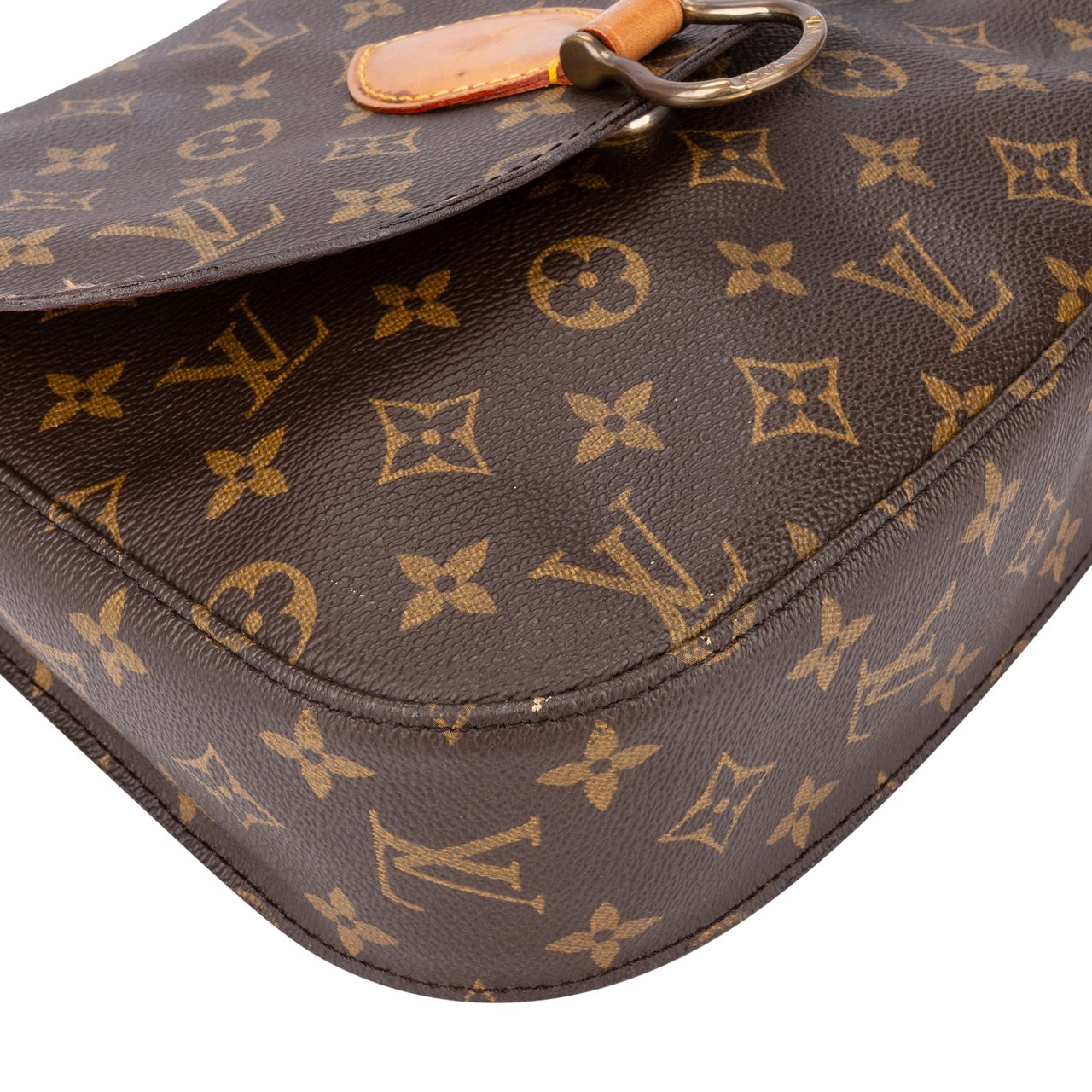 Louis Vuitton Louis Vuitton Canvas Monogram Saint Cloud GM Crossbody Bag Bruin