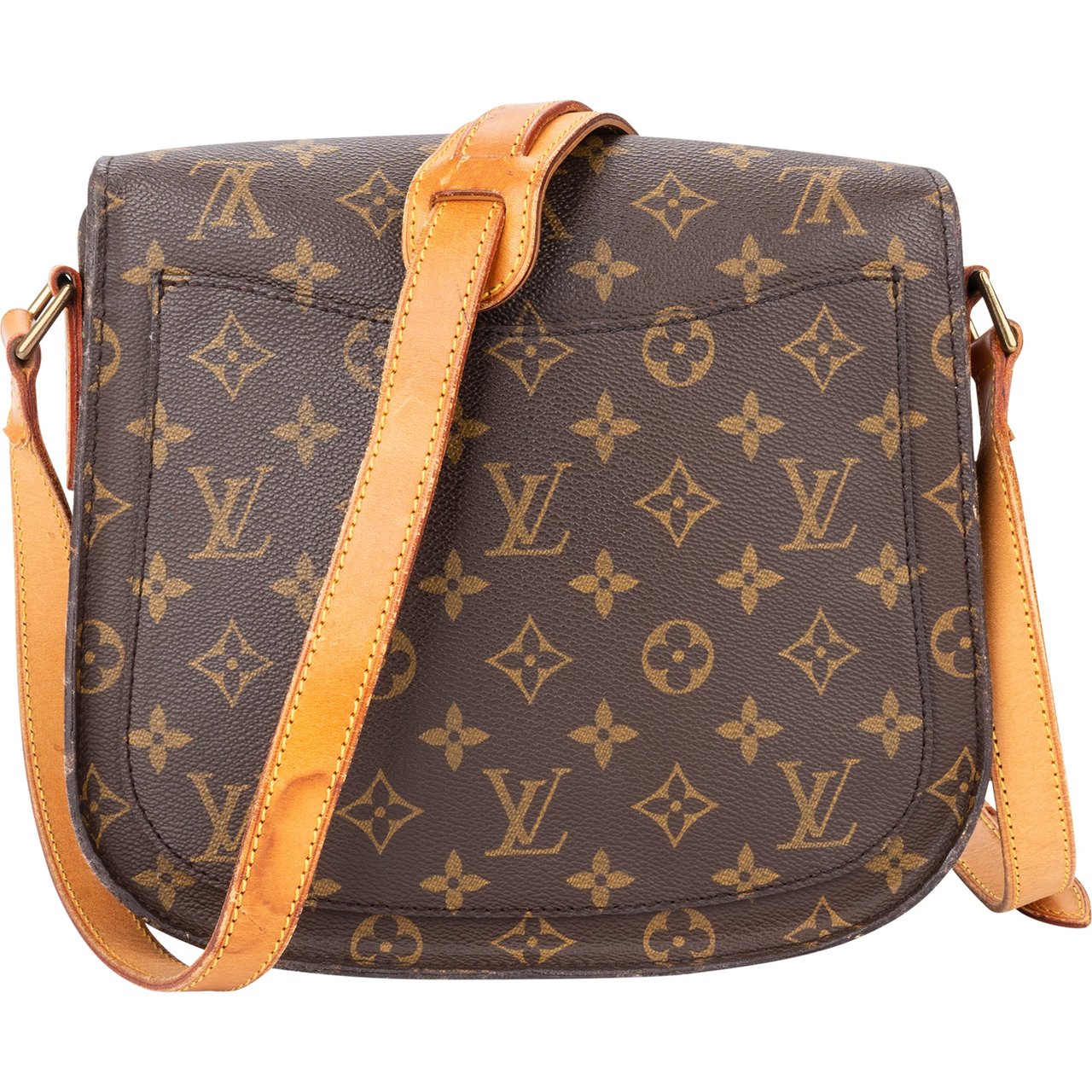 Louis Vuitton Louis Vuitton Canvas Monogram Saint Cloud GM Crossbody Bag Bruin