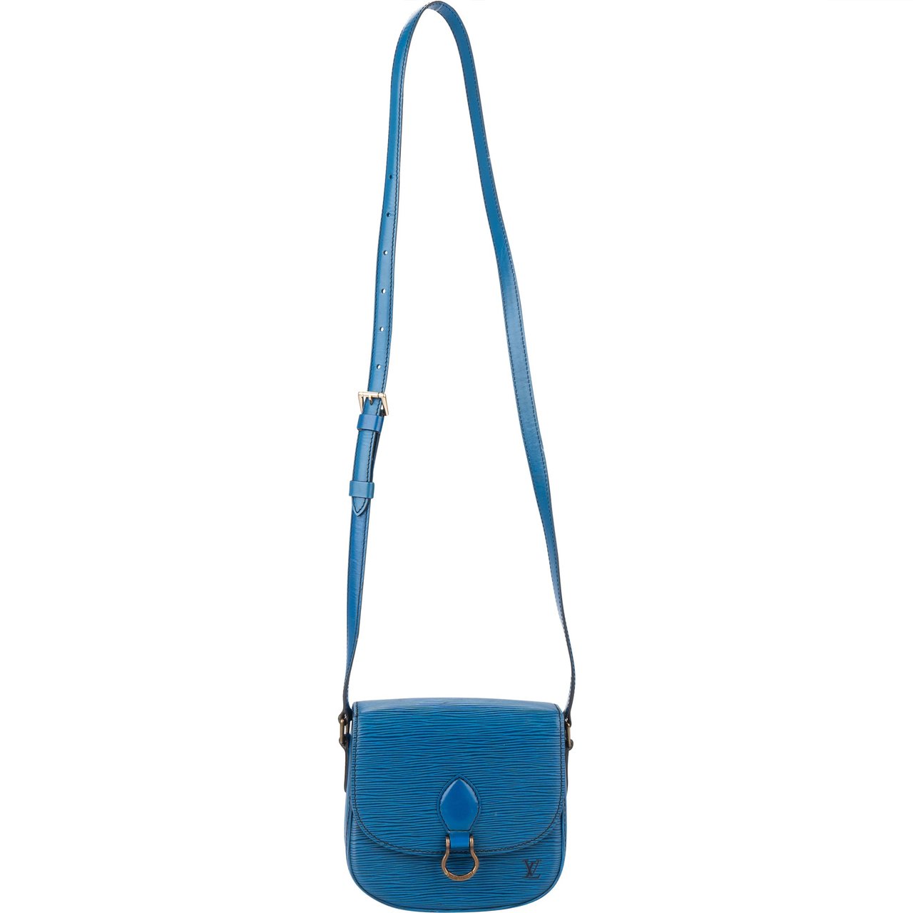 Louis Vuitton Louis Vuitton Bleu Epi Leather Saint Cloud PM Crossbody Bag Divers