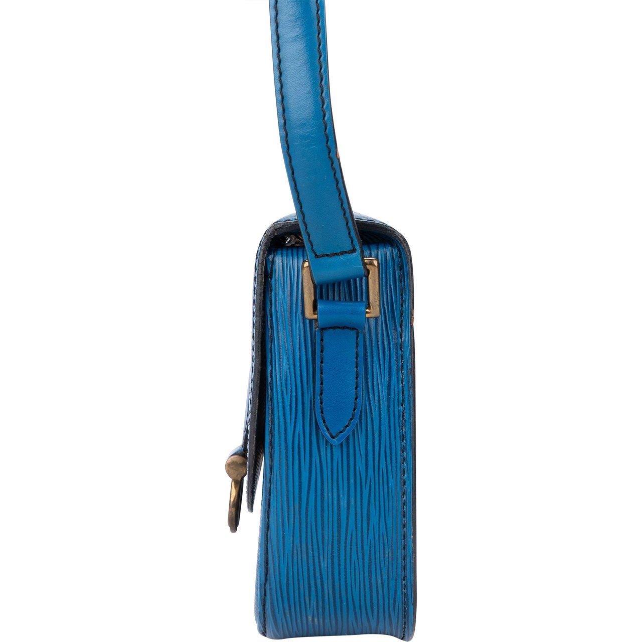 Louis Vuitton Louis Vuitton Bleu Epi Leather Saint Cloud PM Crossbody Bag Divers