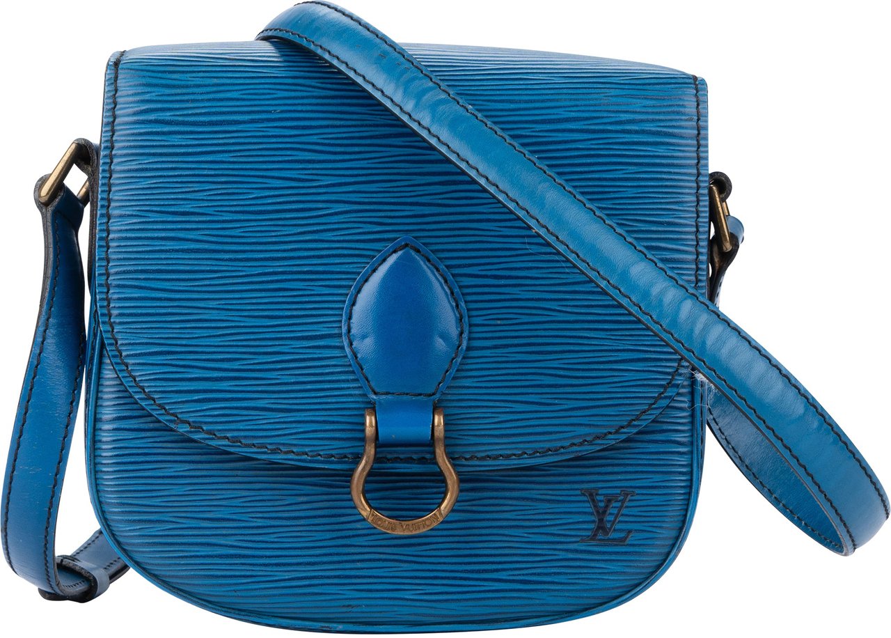 Louis Vuitton Louis Vuitton Bleu Epi Leather Saint Cloud PM Crossbody Bag Divers