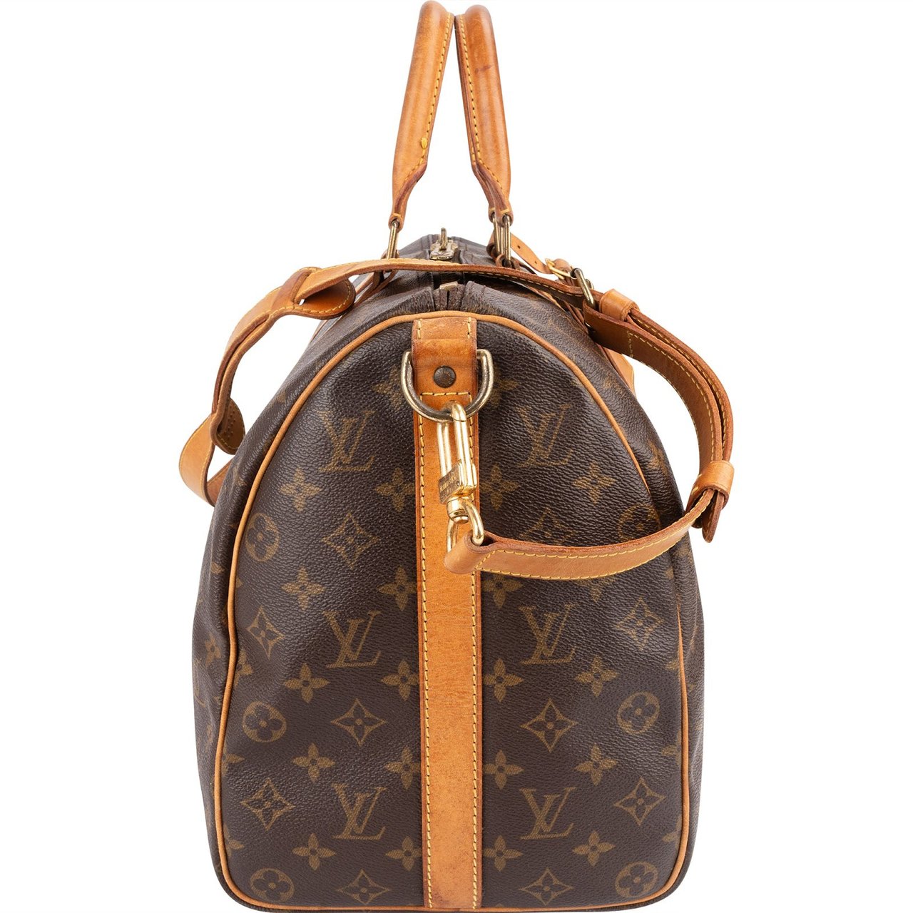Louis Vuitton Louis Vuitton Monogram Canvas Keepall 45 Bandoulière Travel Bag Bruin