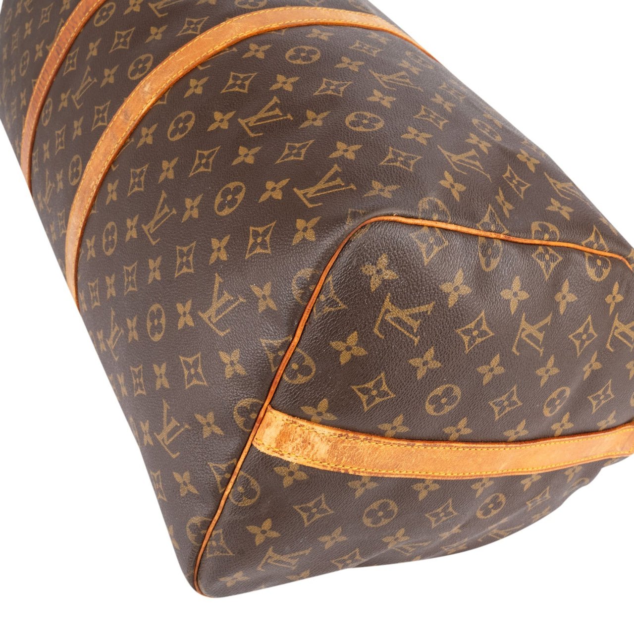 Louis Vuitton Louis Vuitton Monogram Canvas Keepall 55 Bandoulière Travel Bag Bruin