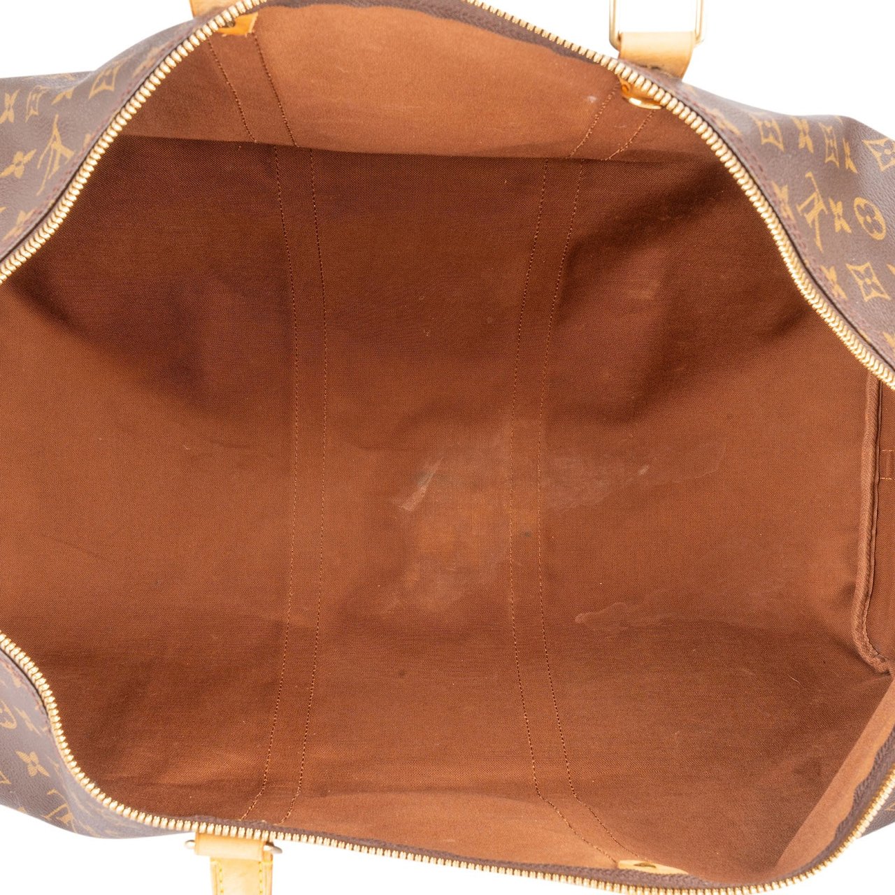 Louis Vuitton Louis Vuitton Monogram Canvas Keepall 60 Bandoulière Travel Bag Bruin