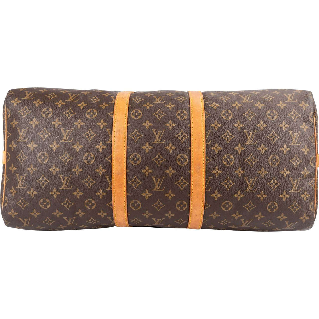 Louis Vuitton Louis Vuitton Monogram Canvas Keepall 55 Bandoulière Travel Bag Bruin
