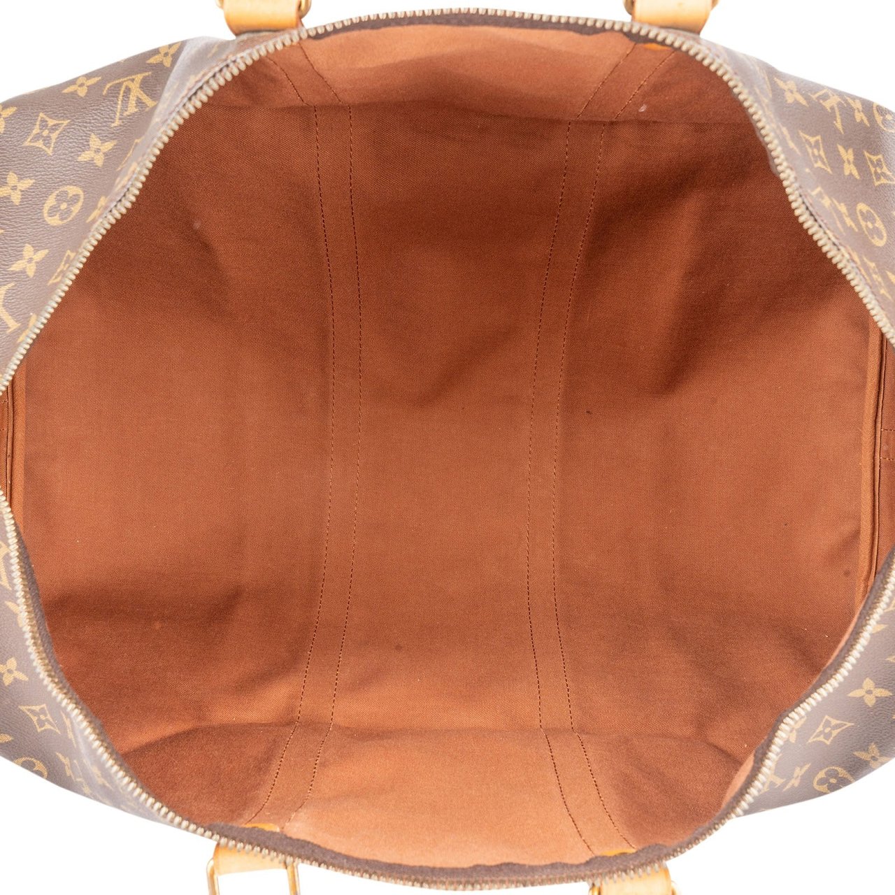 Louis Vuitton Louis Vuitton Monogram Canvas Keepall 55 Bandoulière Travel Bag Bruin