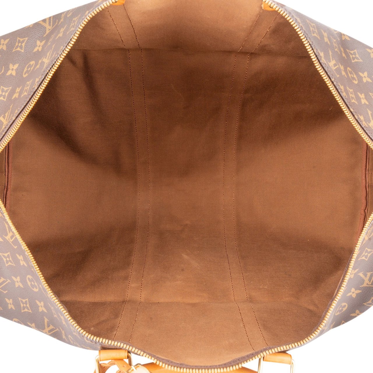 Louis Vuitton Louis Vuitton Monogram Canvas Keepall 60 Bandoulière Travel Bag Bruin