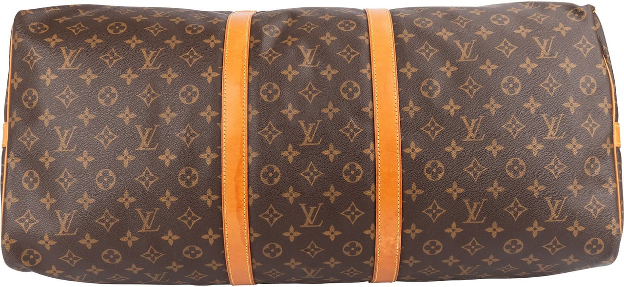 Louis Vuitton Louis Vuitton Monogram Canvas Keepall 60 Bandoulière Travel Bag Bruin