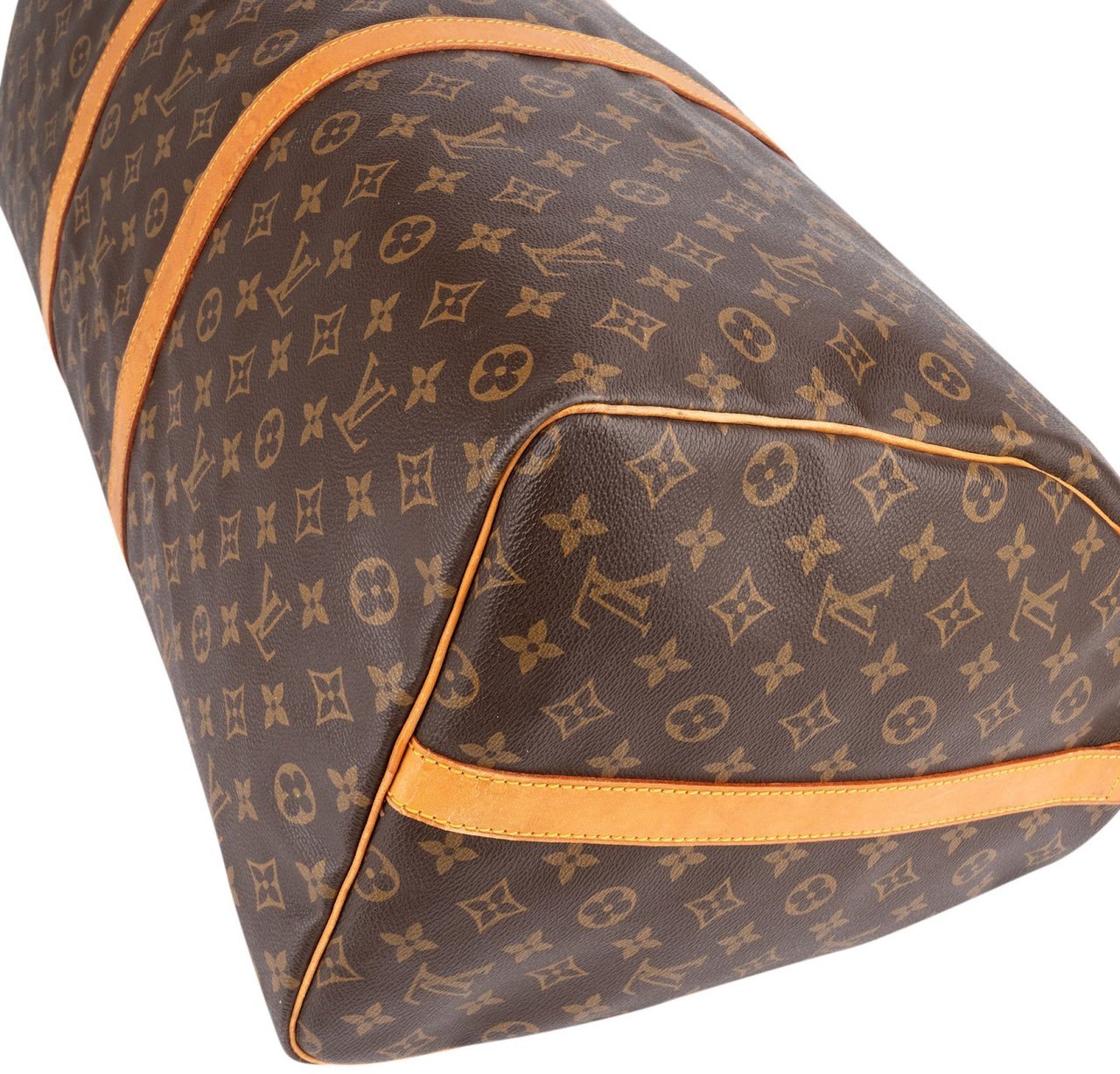 Louis Vuitton Louis Vuitton Monogram Canvas Keepall 60 Bandoulière Travel Bag Bruin