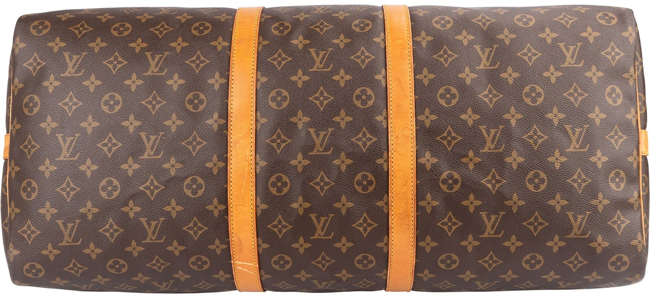 Louis Vuitton Louis Vuitton Monogram Canvas Keepall 60 Bandoulière Travel Bag Bruin