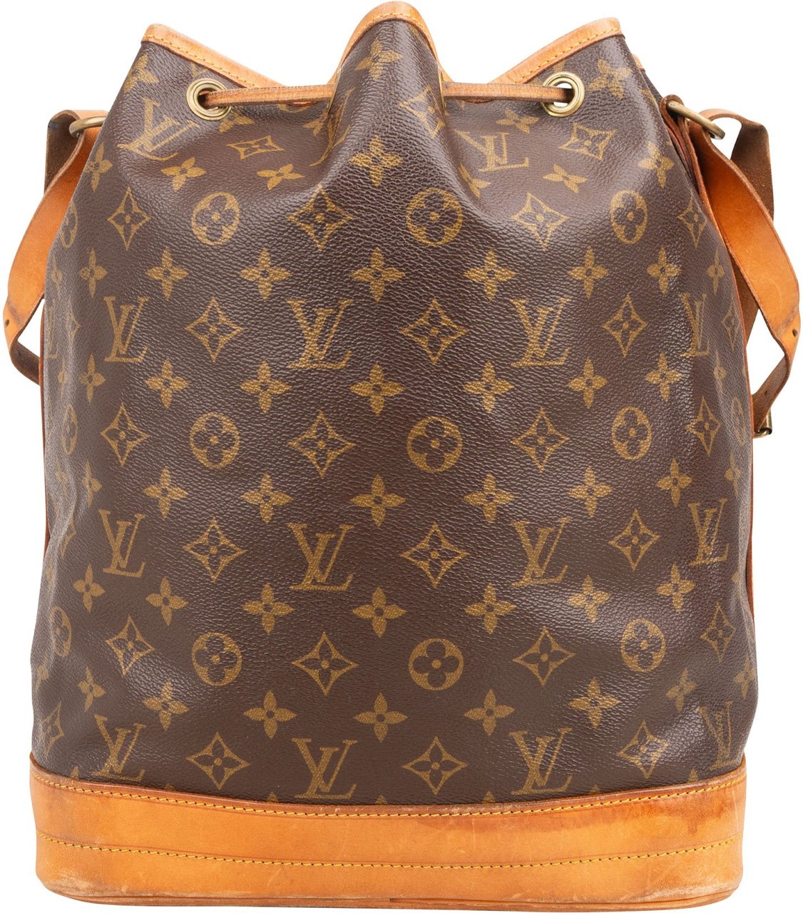 Louis Vuitton Monogram Canvas Sac Noé Grande Shoulder Bag Bruin
