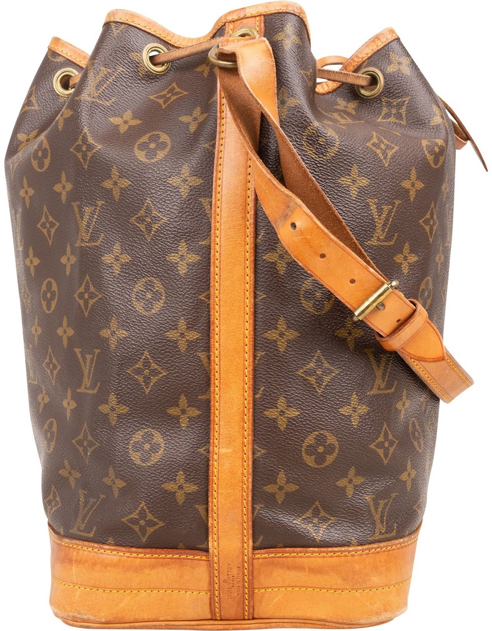 Louis Vuitton Monogram Canvas Sac Noé Grande Shoulder Bag Bruin