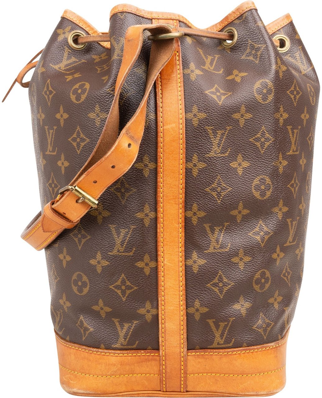 Louis Vuitton Monogram Canvas Sac Noé Grande Shoulder Bag Bruin