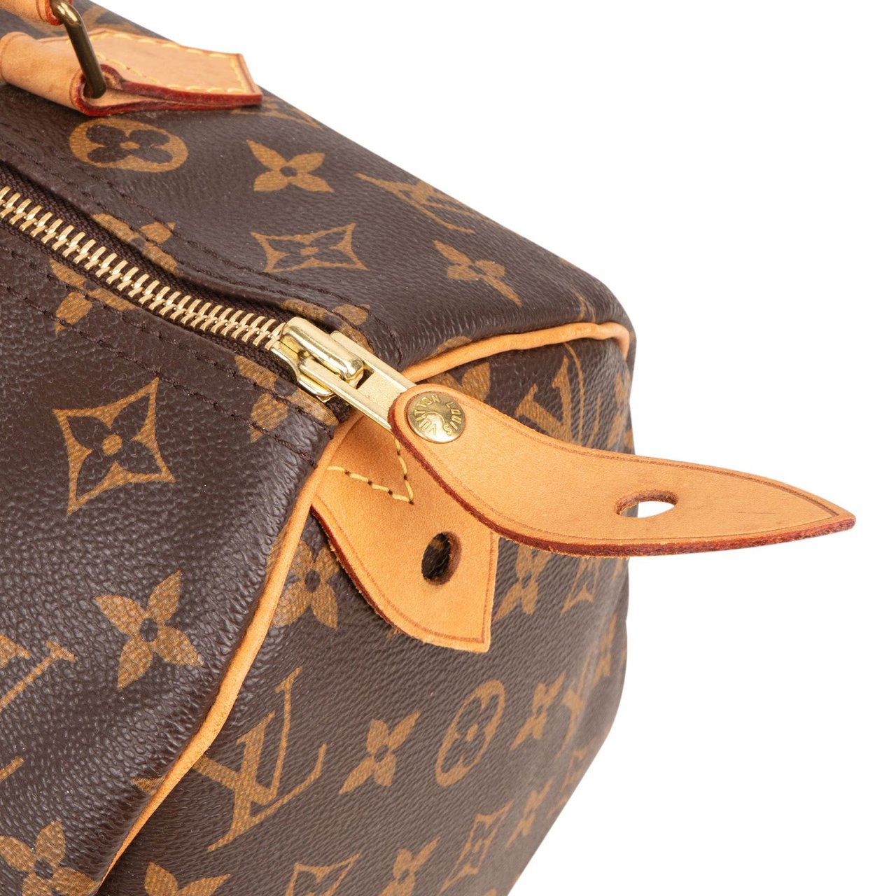 Louis Vuitton Louis Vuitton Monogram Canvas Speedy 30 Handbag Bruin