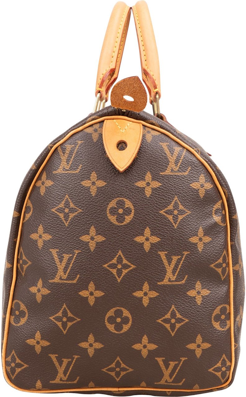 Louis Vuitton Louis Vuitton Monogram Canvas Speedy 30 Handbag Bruin