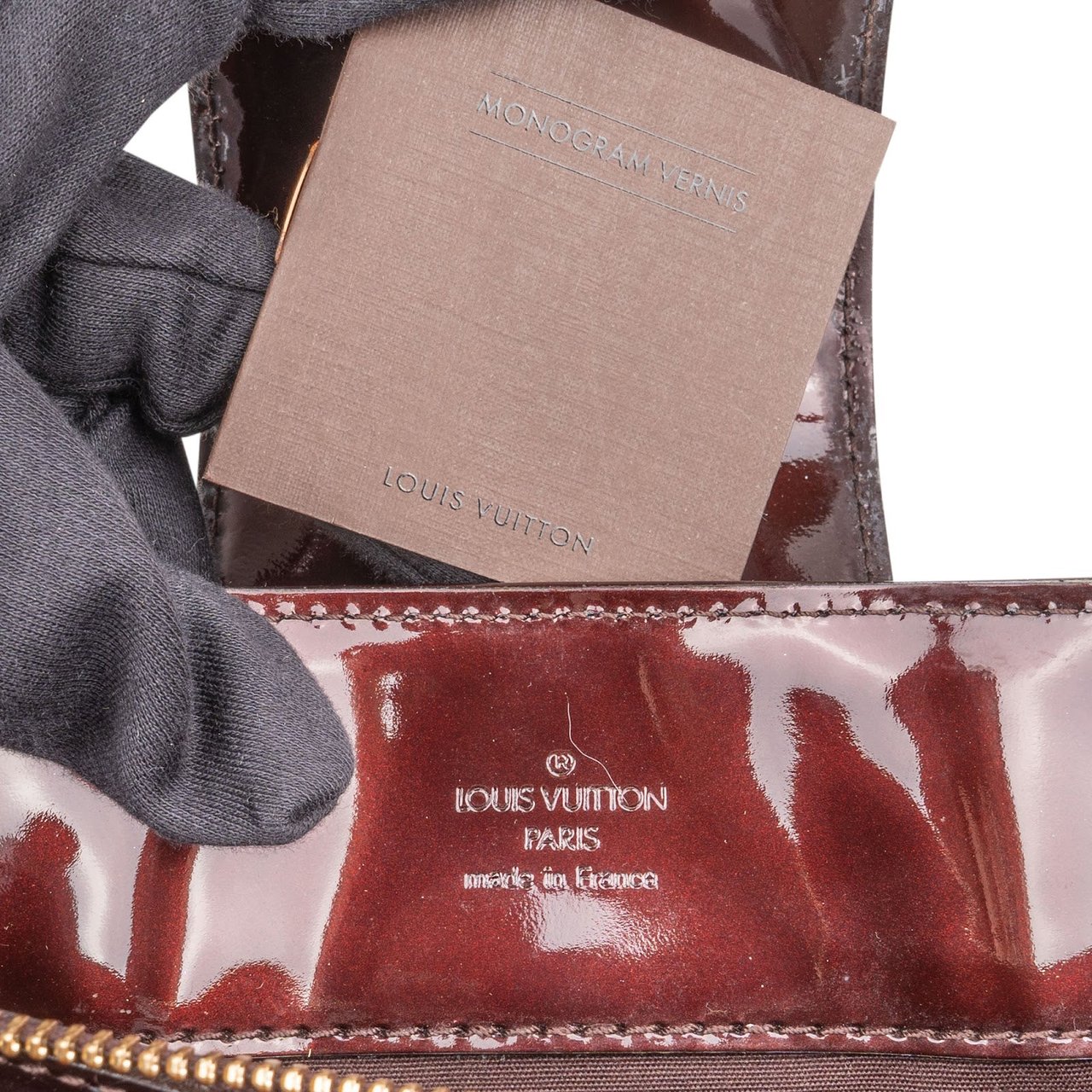Louis Vuitton Monogram Vernis Melrose Avenue Handbag Bruin