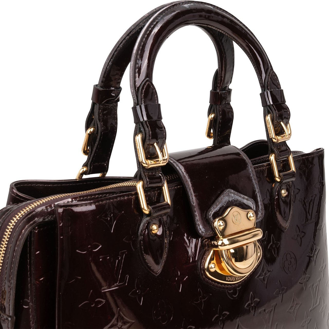 Louis Vuitton Monogram Vernis Melrose Avenue Handbag Bruin