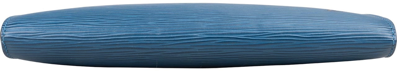 Louis Vuitton Blue Epi Leather Pochette Accessoires Handbag Blauw