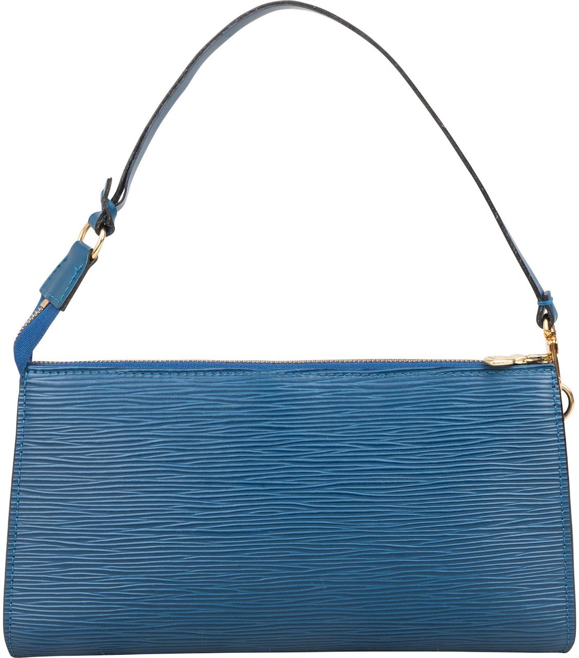 Louis Vuitton Blue Epi Leather Pochette Accessoires Handbag Blauw