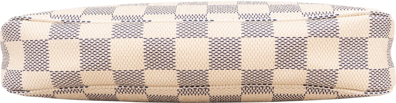 Louis Vuitton Monogram Damier Azur Pochette Accessoires Handbag Beige