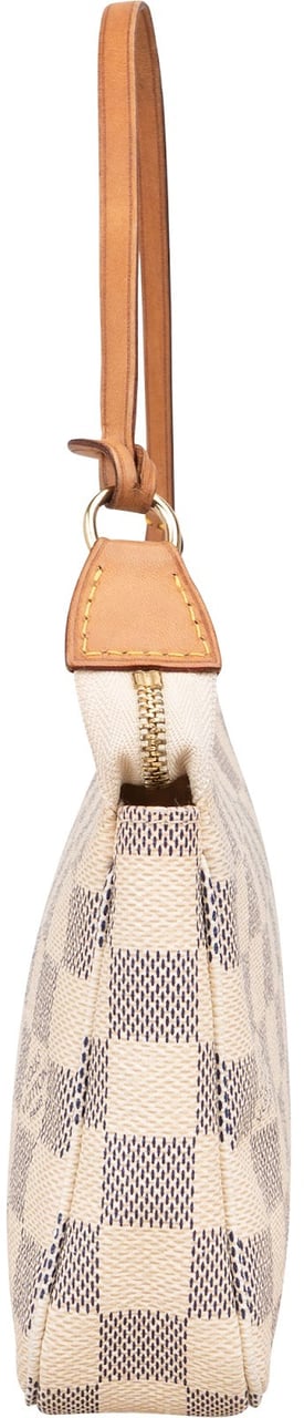 Louis Vuitton Monogram Damier Azur Pochette Accessoires Handbag Beige