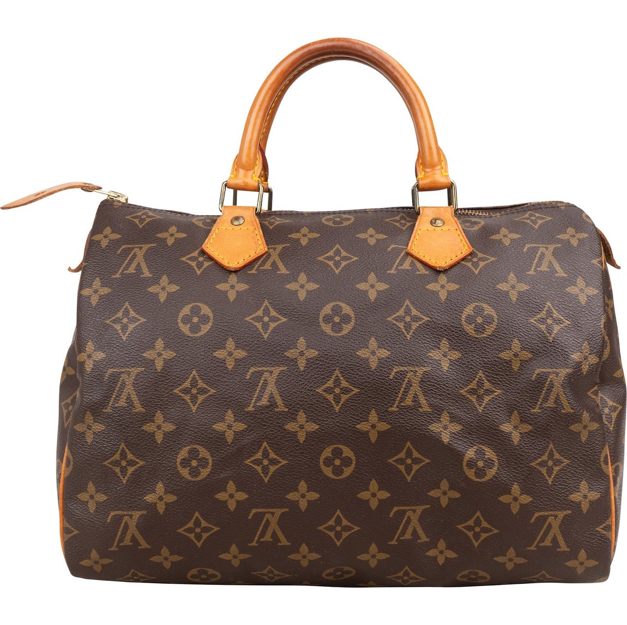 Louis Vuitton Louis Vuitton Monogram Canvas Speedy 30 Handbag Bruin