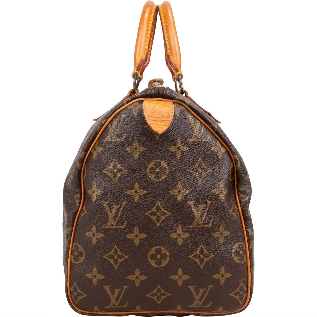 Louis Vuitton Louis Vuitton Monogram Canvas Speedy 30 Handbag Bruin