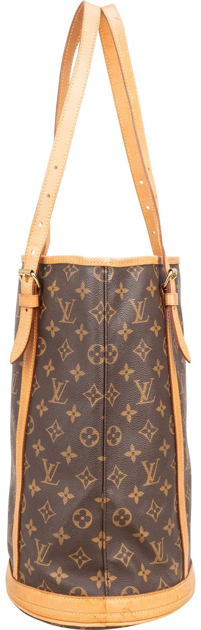 Louis Vuitton Louis Vuitton Monogram Canvas Bucket GM Shoulder Bag Bruin
