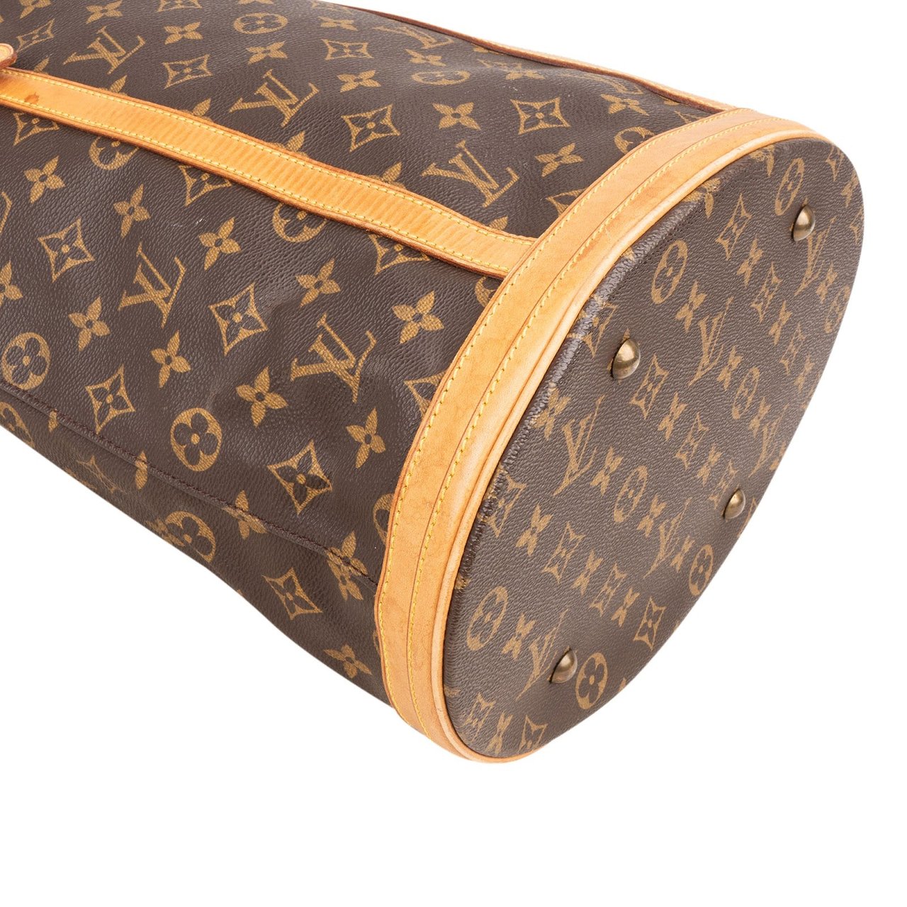 Louis Vuitton Louis Vuitton Monogram Canvas Bucket GM Shoulder Bag Bruin