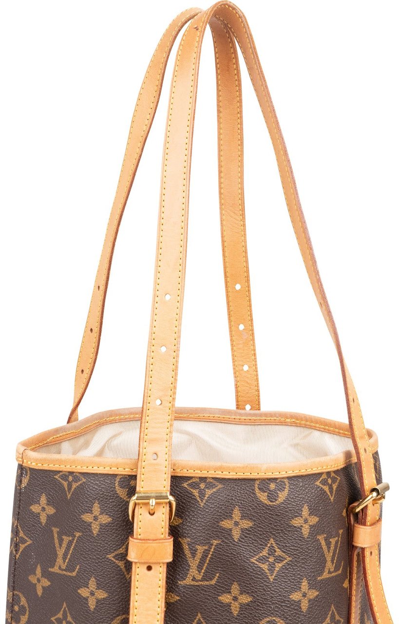 Louis Vuitton Louis Vuitton Monogram Canvas Bucket GM Shoulder Bag Bruin