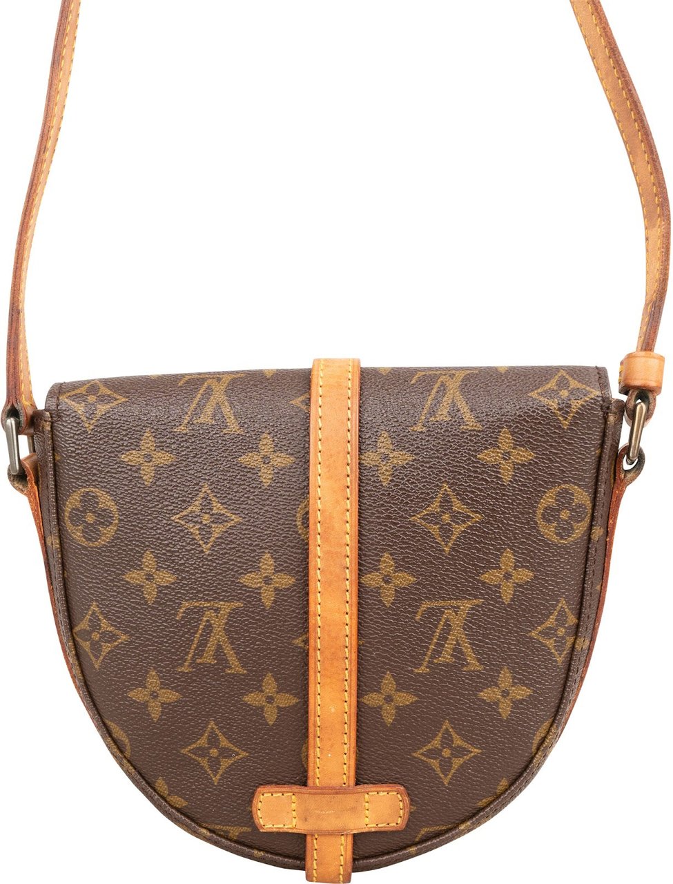 Louis Vuitton Monogram Canvas Chantilly PM Crossbody Bag Bruin