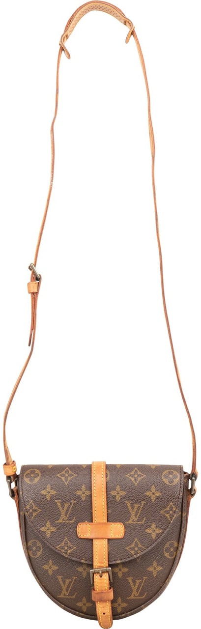 Louis Vuitton Monogram Canvas Chantilly PM Crossbody Bag Bruin